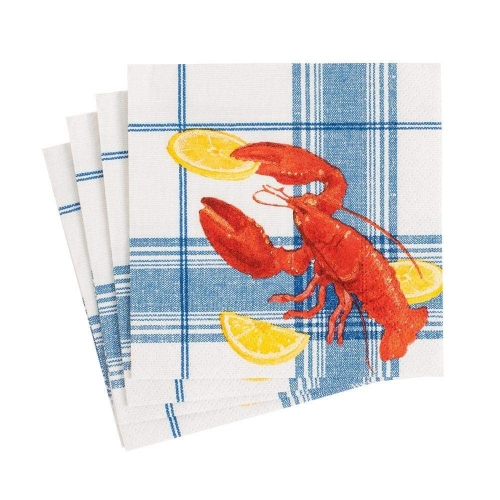 Lobster Bake Paper Cocktail Napkins 